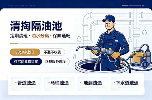 重庆清掏隔油池